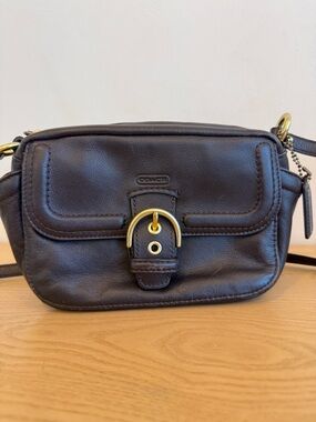Coach Campbell Crossbody Camera Bag Vintage in Mahogany